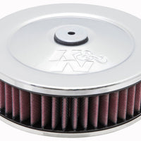 K&N 2-5/8in Flange 7in Diameter 3in Height Round Air Filter Assembly w/ Vent