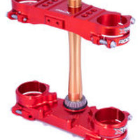 XTrig 21+ Honda CRF 250 R/ CRF 450 R ROCS Tech Triple Clamp 22 mm. Offset M12 - Red