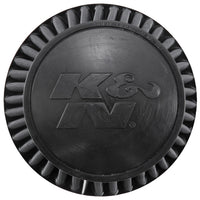 K&N Universal Rubber Filter Round Tapered 6in Flange ID x 7.5in Base OD x 5.25in Top OD x 8in Height