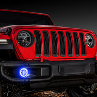 Oracle Jeep Wrangler JL/Gladiator JT LED Surface Mount Fog Light Halo Kit - ColorSHIFT SEE WARRANTY