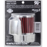 K&N 1.00in Flange ID x 3in OD x 2.5in Height Vent Filter