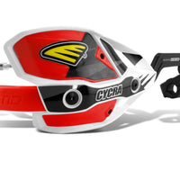 Cycra CRM Ultra 7/8 in. Clamp w/White Shields/Red Covers