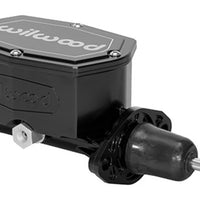 Wilwood Corvette C2 Compact Tandem Master Cylinder - 7/8in Bore Black