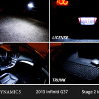 Diode Dynamics 08-15 Infiniti G37 Coupe/Convertible Interior LED Kit Cool White Stage 2