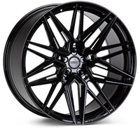 Vossen HF-7 20x9 / 5x120 / ET35 / Flat Face / 72.56 - Gloss Black Wheel