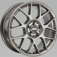 BBS XR 18x8 5x112 28mm Offset 82mm Bore PFS/Clip Req Gloss Platinum Wheel