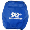 K&N Air Filter Wrap Drycharger Blue