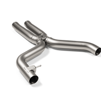 Akrapovic 2021+ BMW G87 M2, G80 M3 & G82 M4 Evolution Short Link pipe w/o Resonator  (Titanium)