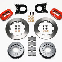 Wilwood Forged Dynalite P/S Rear Kit Red Chev 12 Bolt w/Clip Eliminator