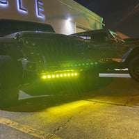 ORACLE Lighting 2019+ Jeep Wrangler JL Skid Plate w/ Integrated LED Emitters - Yellow SEE WARRANTY