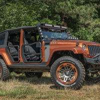 Rugged Ridge Fortis Tube Doors Front 07-18 Jeep Wrangler JK