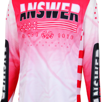 Answer A22.5 Elite Rev Jersey White/Red Youth - Small