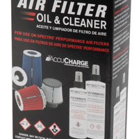 Spectre Accucharge Kit for HPR Filters - Clear