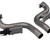 QTP 11-18 Dodge Challenger/Charger 5.7L 2.5in 304SS Aggressor Cutout Dual Mid Pipes