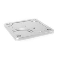 BuiltRight Industries 2020 Jeep Gladiator Bed Plug Plate Cover (Alum) - Silver