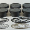 Mahle MS Piston Set GM LS 376ci 4.065in Bore 3.622in Stk 6.125in Rod .927 Pin -12cc 9.3 CR