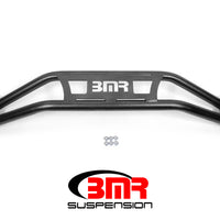 BMR 08-18 Dodge Challenger Front Strut Tower Brace - Black Hammertone (Twin Tube Design)