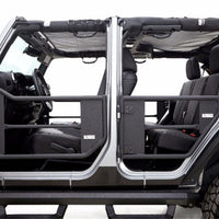 Rampage 2007-2018 Jeep Wrangler(JK) Unlimited 4-Door Tube Doors With Netting - Black