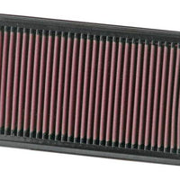 K&N Replacement Panel Air Filter 2005 Renault Clio III 1.4L 9.25in OS L x 5.5in OS W x 1.125in H