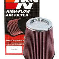 K&N Universal Air Filter 6in Flange ID x 7.5in Base / 5in OD Top x 8in H