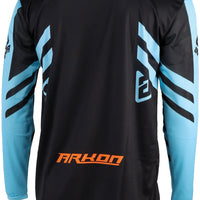 Answer 25 Arkon Nitrus Jersey Blue/Black/Hyper Orange Youth - XS