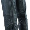 River Road Longhaul Leather Chaps Black - Large