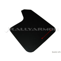 Rally Armor Universal Basic Mud Flap White Logo