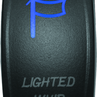 DragonFire Racing Lighted Switch Whip On/Off Blue