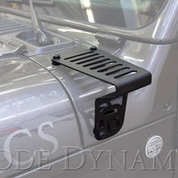 Diode Dynamics 18-21 Jeep JL Wrangler/Gladiator SS3 Cowl LED Bracket Kit - Yellow Pro