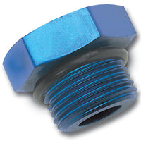 Russell Performance -3 AN Straight Thread Plug (Blue) (Blue)