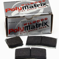 Wilwood PolyMatrix Pad Set - 6617 E W6A /W4A AERO 4/6 (.670in Thk)