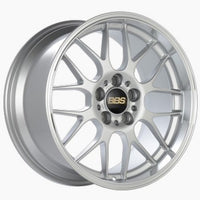 BBS RG-R 19x8.5 5x114.3 ET18 Sport Silver Polished Lip Wheel -82mm PFS/Clip Required