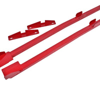 BMR 94-04 Mustang Hardtop Only Weld-On Boxed Premium Subframe Connectors - Red