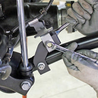 RockJock JL/JT Brake Line Relocation Bracket Kit Front Pair