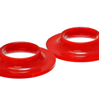 Energy Suspension Universal 2 1/8in ID 4 1/8in OD 13/16in H Red Coil Spring Isolators (2 per set)