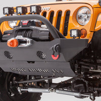 Body Armor 4x4 07-18 Jeep Wrangler JK Front Bumper Mid Stubby