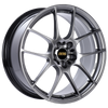 BBS RF 18x8 5x114.3 ET43 Diamond Black Wheel -82mm PFS/Clip Required