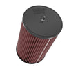 K&N Universal Round Clamp-On Air Filter 3-1/2in FLG  8in B, 7in T W/STUD, 12-1/2in H